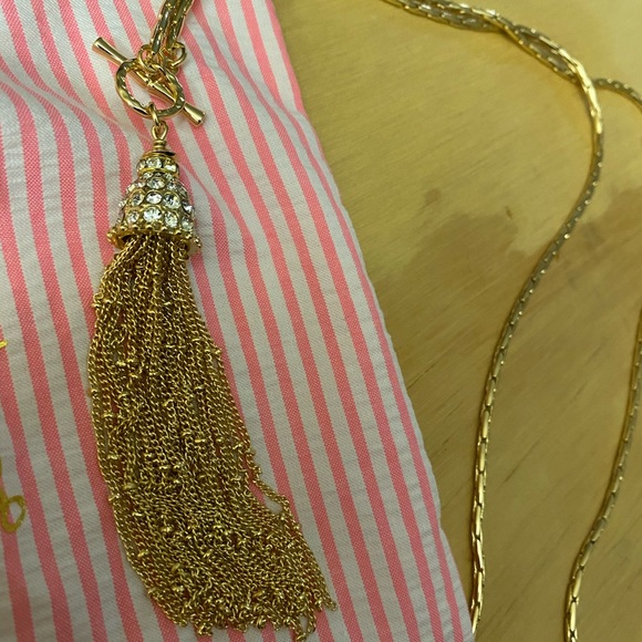 Lily Necklace with tassel